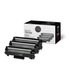 Compatible Brother TN-760 Trio Pack Premium Tone