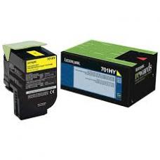 Lexmark 70C1HY0 Jaune / 3,000 Pages