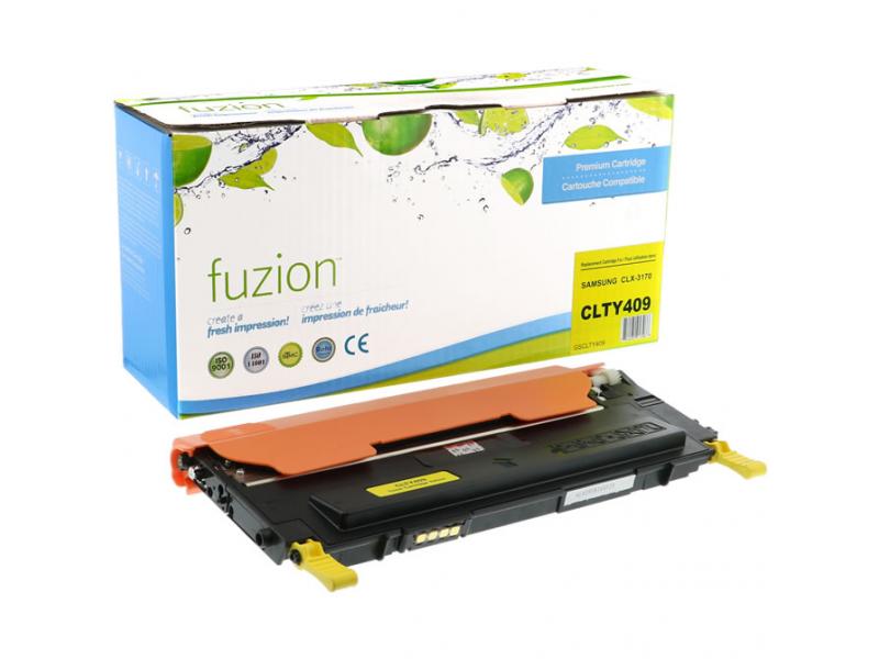 Recyclée Samsung CLT-Y409S Toner Jaune Fuzion (HD)