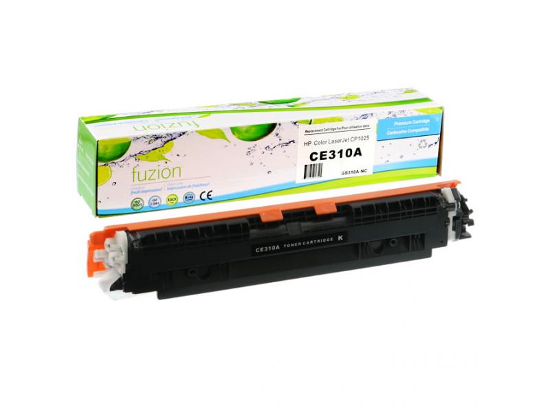 Compatible HP CE310A (126A) Toner Noir Fuzion (HD)