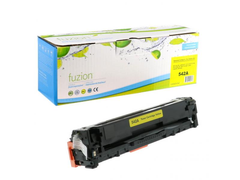 Réusinée HP CB542A (125A) Toner Jaune Fuzion (HD)