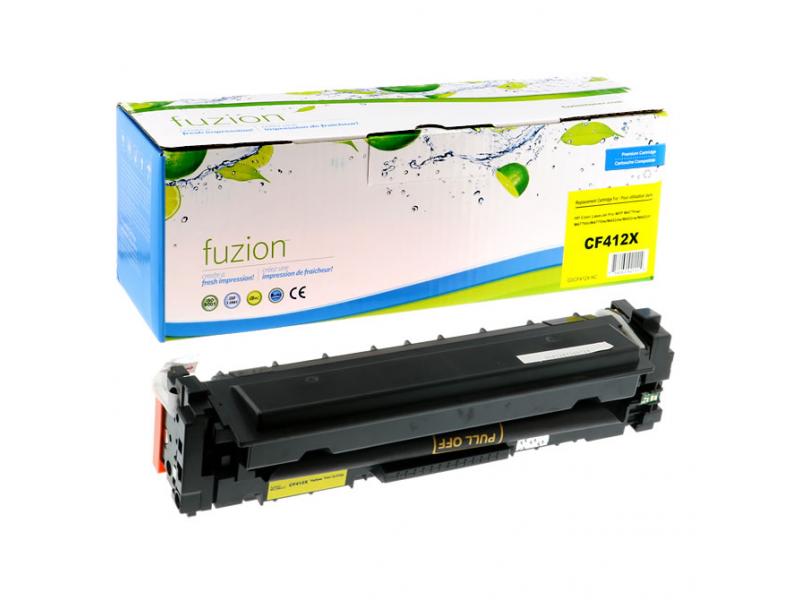 Compatible HP CF412X Toner Jaune Fuzion (HD)