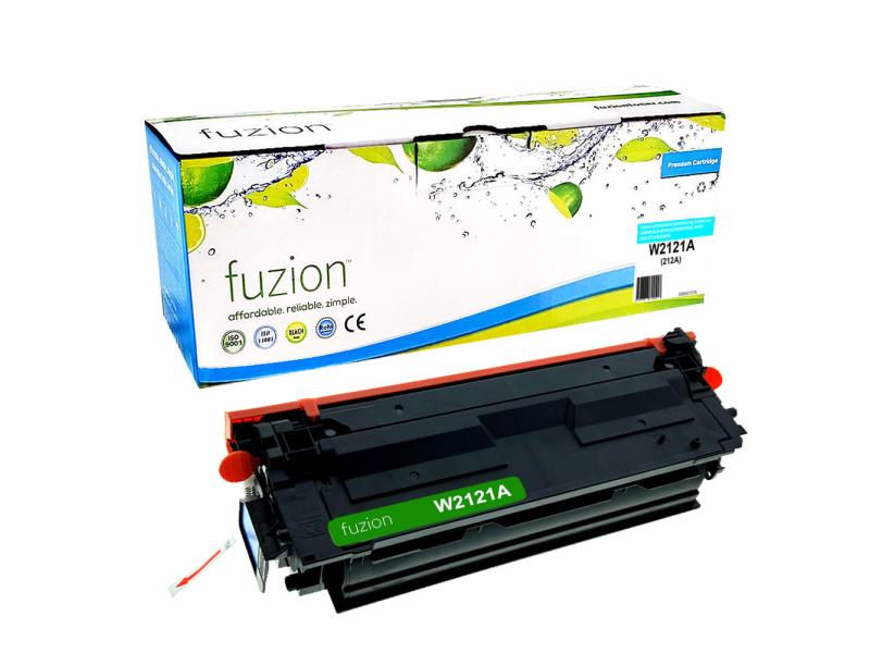 Recyclée HP W2121A (212A) Toner Cyan Fuzion (HD)
