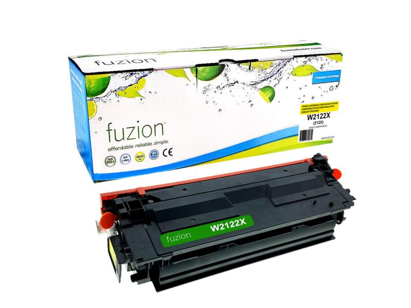Recyclée HP W2122X (212X) Toner Yellow Fuzion (HD)