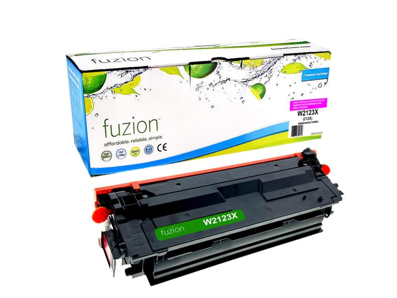 Recyclée HP W2123X (212X) Toner Magenta Fuzion (HD)