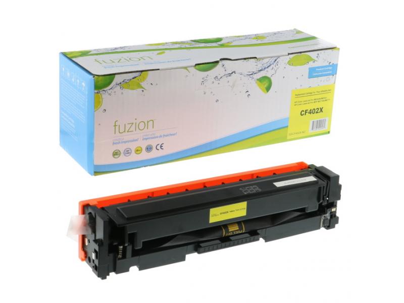 Compatible HP CF402X Toner Jaune Fuzion (HD)
