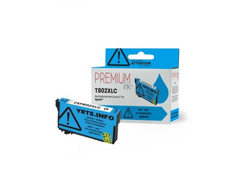Compatible Epson T802XL (T802XL220) Cyan HY (HD)