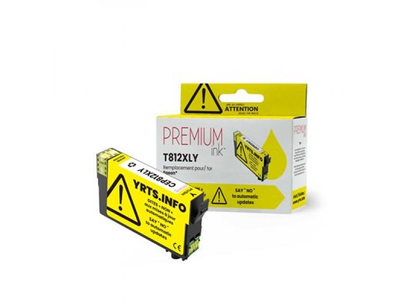 Compatible Epson T812XL (T812XL420) Yellow (EHQ)