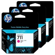 HP N°711 CZ135A Magenta / 3 X 29ML = 3/Pack