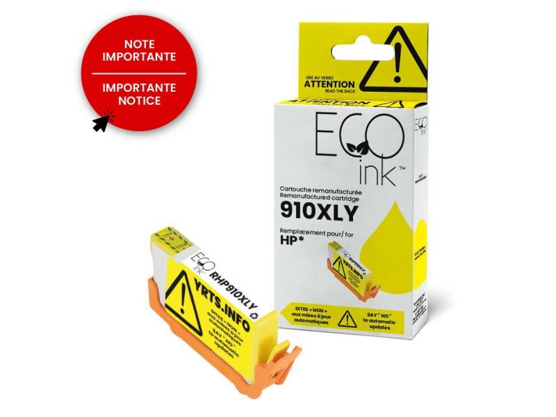 Reman HP 910 XL Yellow / 825 Pages