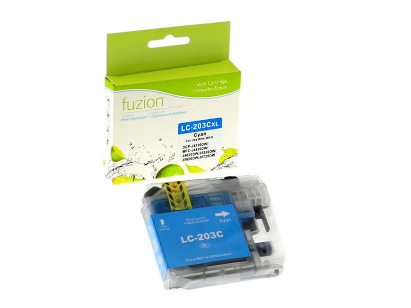 Compatible Brother LC203 XL Cyan Fuzion (HD)