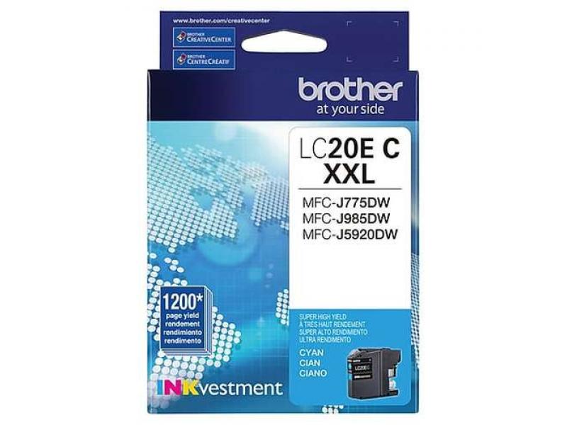 Original Brother LC20EC XXL Cyan