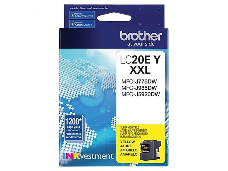 Original Brother LC20EY XXL Jaune