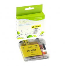 Compatible Brother LC105 XL Yellow Fuzion (HD)