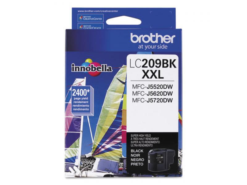 Original Brother LC209 XXL Noir 2400 Pages