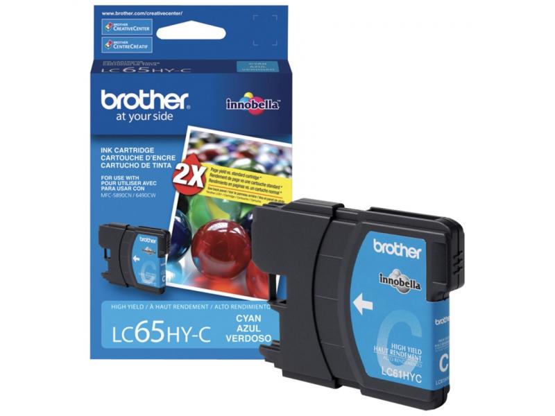 Original Brother LC65 XXL Cyan