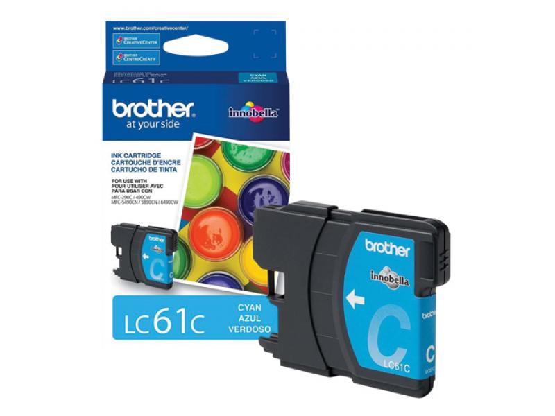 Original Brother LC61 Cyan