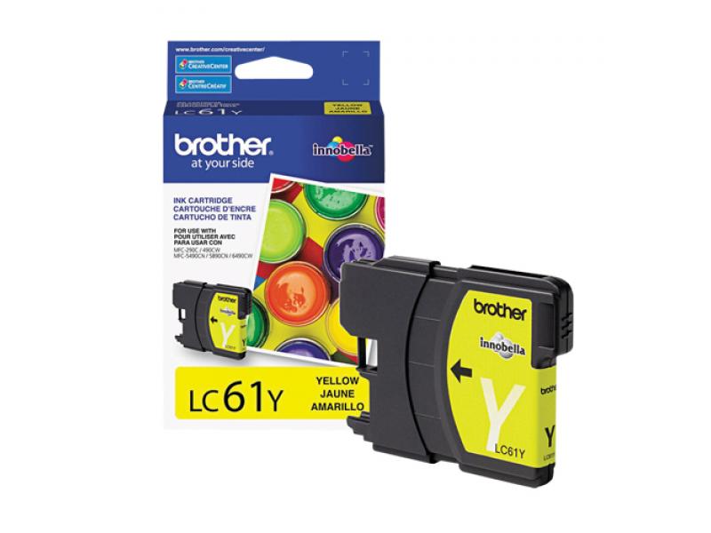 Genuine Brother LC61 Yellow