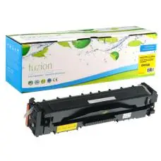 Compatible HP CF512A Toner Jaune Fuzion (HD)