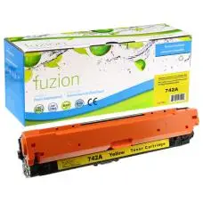 Compatible HP CE742A Toner Jaune Fuzion (HD)