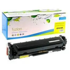 Compatible HP 410X CF412X Toner Jaune Fuzion - 100% garanties
