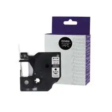 Dymo 45010 Ruban Noir/Transparent 12mm | Premium Tape