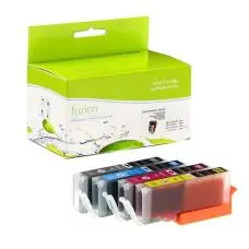 Compatible Canon CLI-251 XL Set of 4colors Fuzion (HD) 