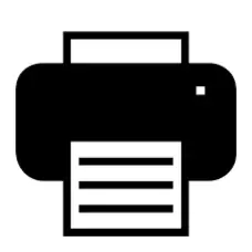By printer fax copier laser HP
